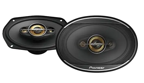 Pioneer TS-A6971F 6x9 4-way car speakers with enhanced bass and smooth treble