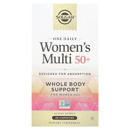 Solgar One Daily Women's Multi 50+ whole body support vegan capsules