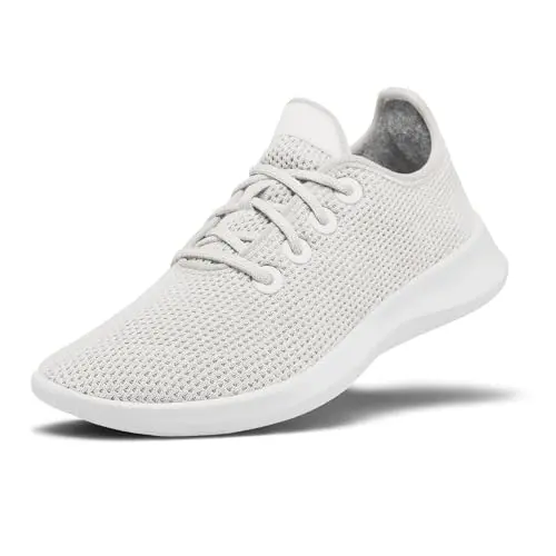 Allbirds Tree Runner sneakers in white with white sole