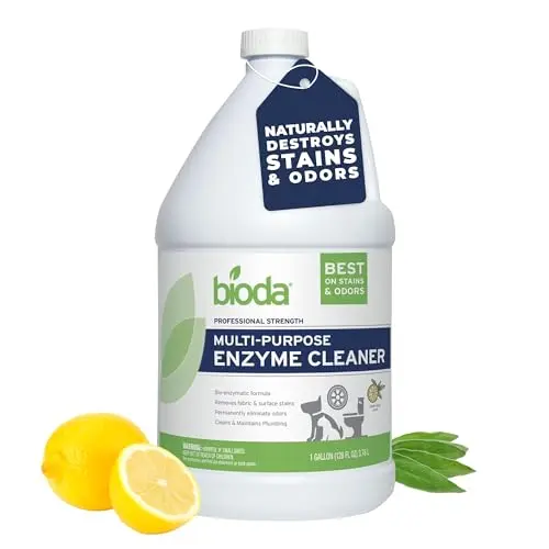 Bioda probiotic enzyme cleaner bottle with lemon scent
