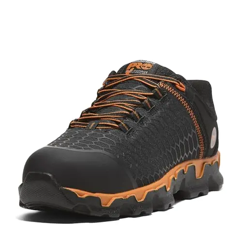 Timberland PRO Powertrain athletic work shoe with alloy safety toe