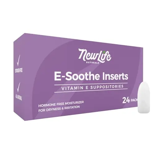 NewLife Naturals Vitamin E Suppositories box