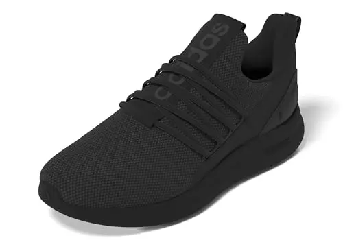 adidas Lite Racer Adapt 7.0 slip-on sneakers in black and grey
