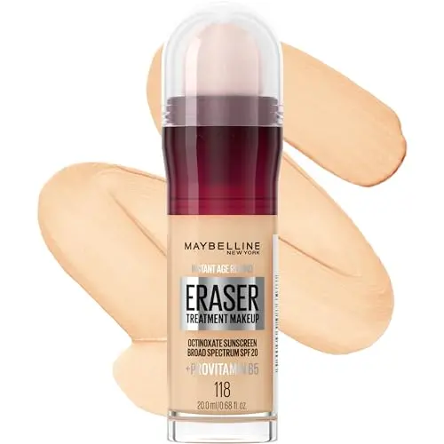 Maybelline Instant Age Rewind eraser foundation with built-in applicator