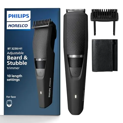 Norelco Philips beard trimmer series 3000 with adjustable length settings