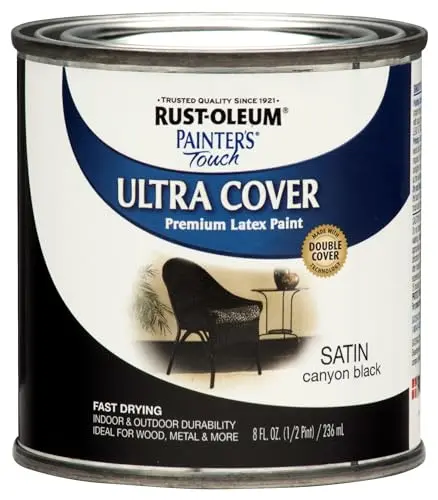 Rust-Oleum Painter's Touch brush paint in satin canyon black