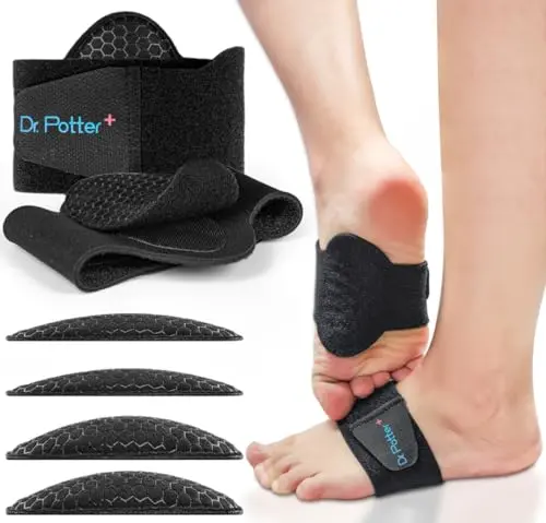 DR. POTTER+ adjustable arch support sleeves for high arches