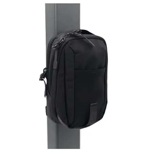 Magnetic Bag Company crossbody bag with magnetic features in black