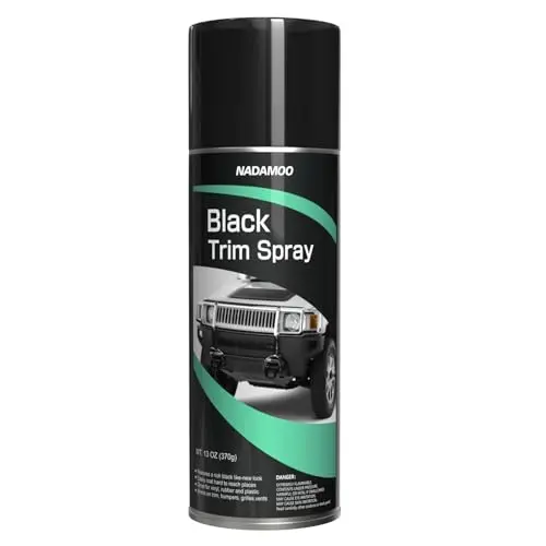 NADAMOO automotive black trim spray paint for plastic and vinyl