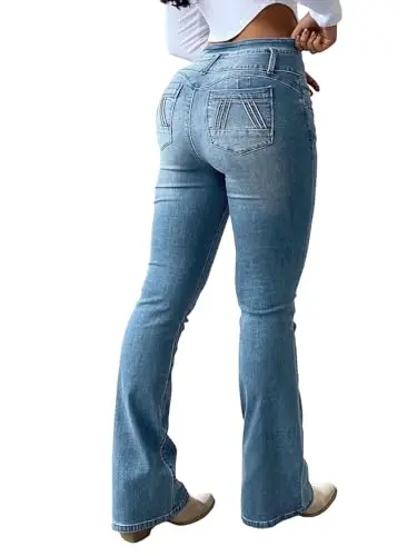 Flamingals Butt Lifting Bootcut Jeans