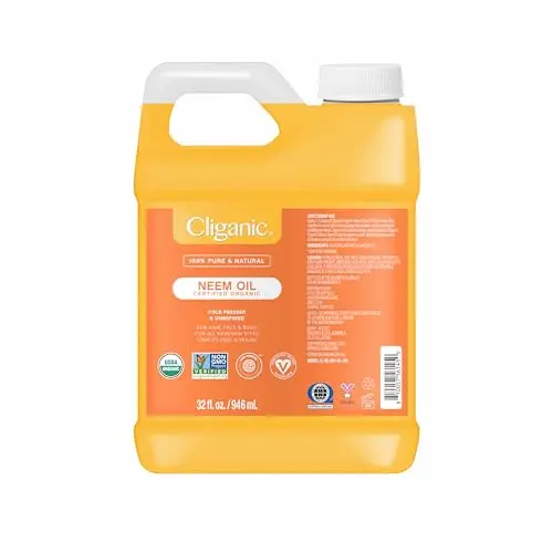 Cliganic organic neem oil bulk jug