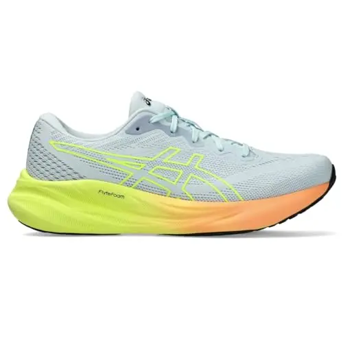 ASICS Gel-Pulse 15 running shoes in cool grey and safety yellow