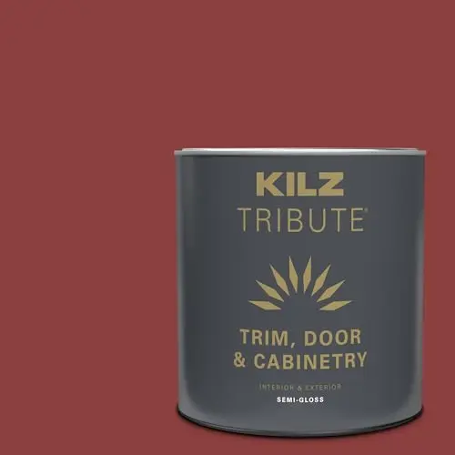 KILZ Tribute Paint in Semi-Gloss Haute Red