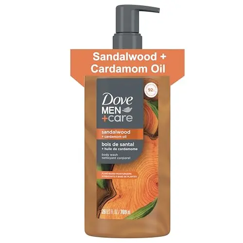 Dove Men+Care Body Wash in Sandalwood & Cardamom scent