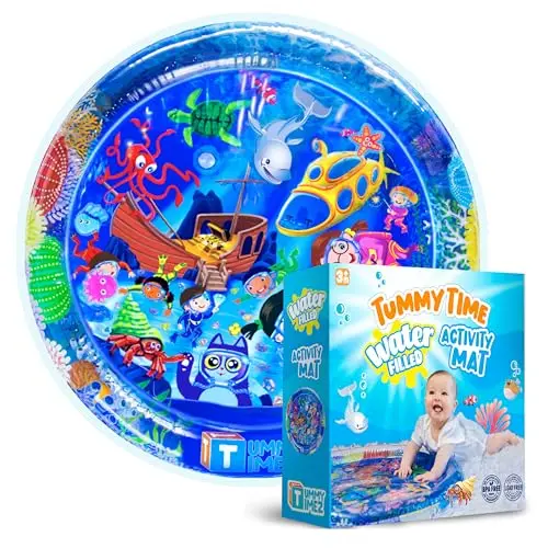 TT TUMMYTIMEZ inflatable water play mat with underwater theme