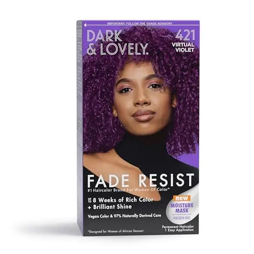 Softsheen-Carson Dark and Lovely Virtual Violet hair dye kit