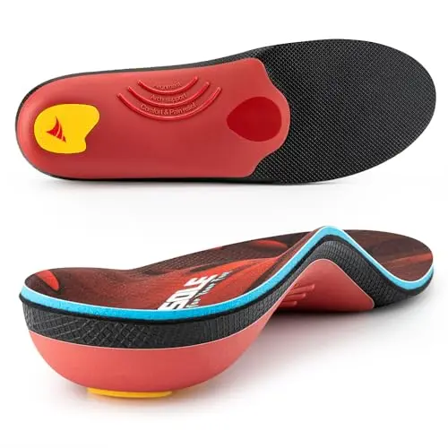 VALSOLE heavy duty arch support insoles for plantar fasciitis
