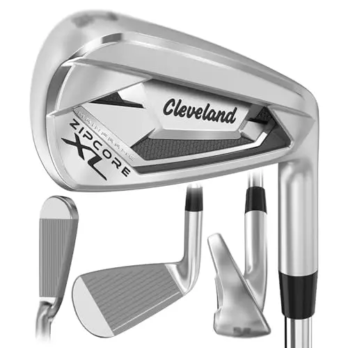 Cleveland Zipcore XL golf irons in satin finish