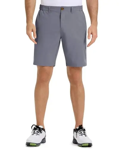 Outdoor Ventures men's golf shorts with multiple pockets and 9-inch inseam