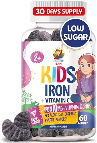 SUNNY SAM iron supplement gummies