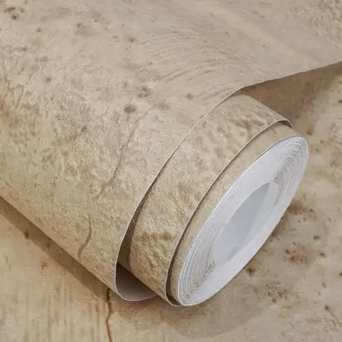 WADILE beige concrete textured peel and stick wallpaper