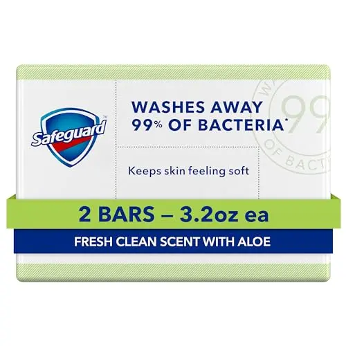 Safeguard Antibacterial Bar Soap with aloe