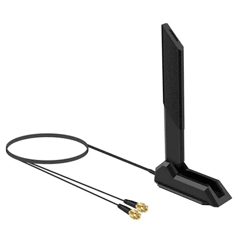 Slinkdsco high-gain WiFi 6E antenna with magnetic base