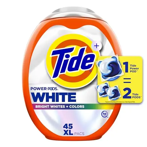 Tide Power PODS laundry detergent pods for white clothes whitening