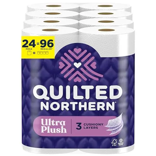 Quilted Northern Ultra Plush 3-ply toilet paper rolls
