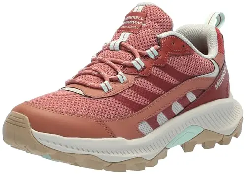 Merrell Women's Speed Strike 2 Hiking Shoe on a mixed terrain trail
