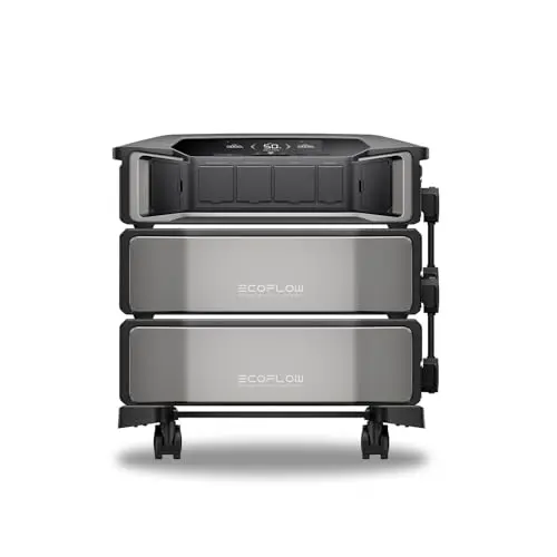 EF ECOFLOW DELTA Pro Ultra solar generator with extra battery