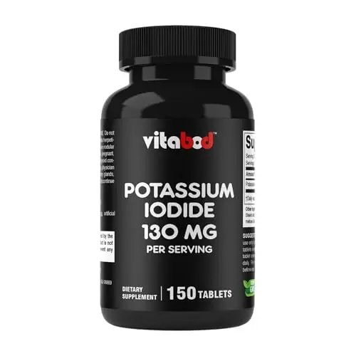 Vitabod potassium iodide dietary supplement tablets