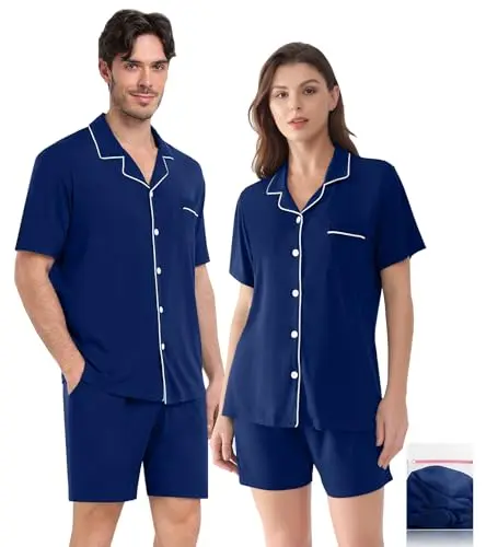 YOPUGEE modal matching pajamas set for couples