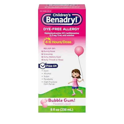 Benadryl Children's Dye-Free Allergy Relief Liquid