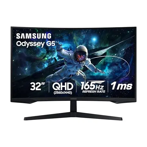 Samsung Odyssey G55C 32-inch curved gaming monitor