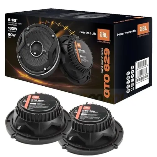 JBL GTO629 6.5 inch car audio speakers with iron crush cloth