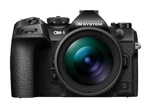 OM SYSTEM Olympus OM-1 Mark II mirrorless camera with lens