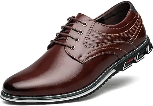Men's Dress Shoes Wide Width in brown