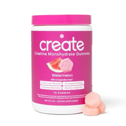 Create creatine gummies with focus enhancement for women
