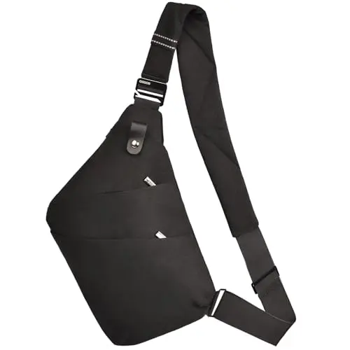 OSOCE Anti-Theft Crossbody Bag showing waterproof design and multiple pockets