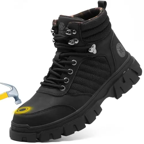 KELODON steel toe safety boots showing puncture resistance and comfortable design