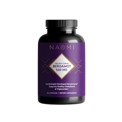 NAOMI BergAmore 500 citrus bergamot supplement bottle