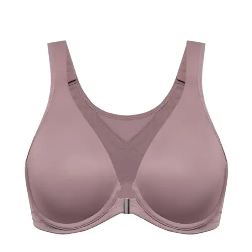 DELIMIRA front closure underwire bra with posture support