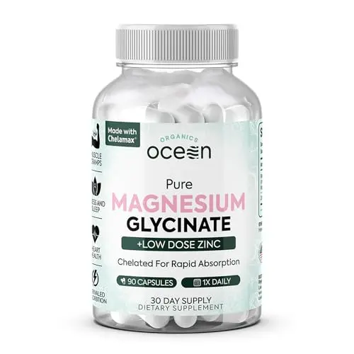 Organics Ocean Magnesium Glycinate with Zinc bottle