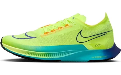 Nike Streakfly running shoe in racing position