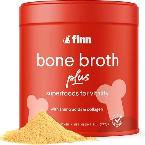 Finn bone broth plus powder for dog joint support