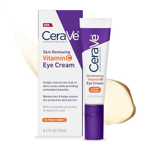 CeraVe Vitamin C Eye Cream with caffeine and ceramides