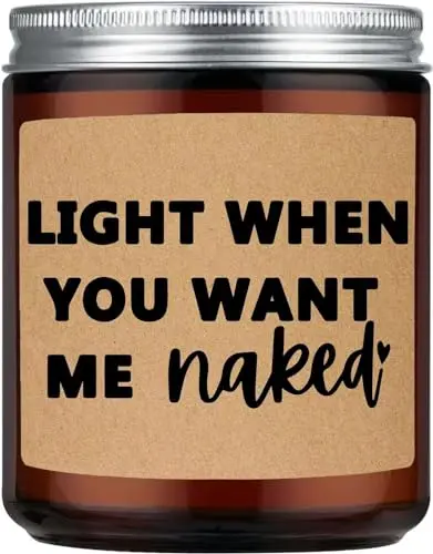 Lavender soy wax candle in metal container