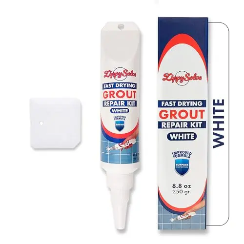 ZippySolve grout repair and sealer kit for shower maintenance