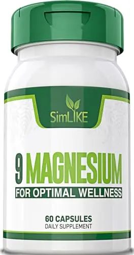 Simlike 9-Form Magnesium supplement bottle